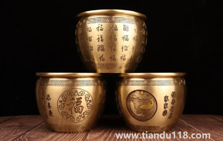 ?純銅百福缸里面放什么旺財(cái)（百福缸有什么寓意）