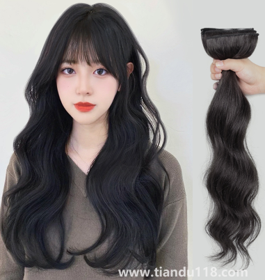 短發(fā)戴假發(fā)片怎么不分層2