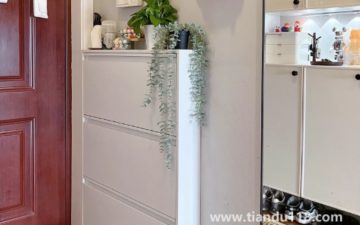 鞋柜可以放在陽臺上嗎(鞋柜放進門左邊還是右邊)(圖4) 鞋柜可以放在陽臺上嗎4